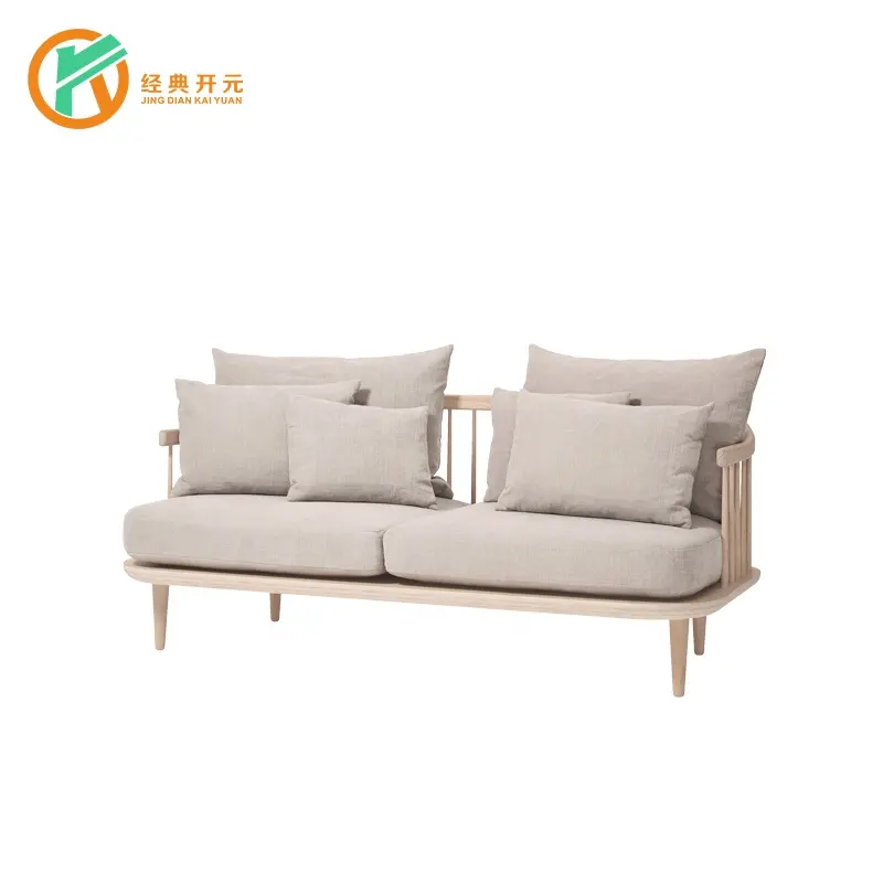 S-34 European Design hotel Furniture Fabric Wooden Sofa Set Designs