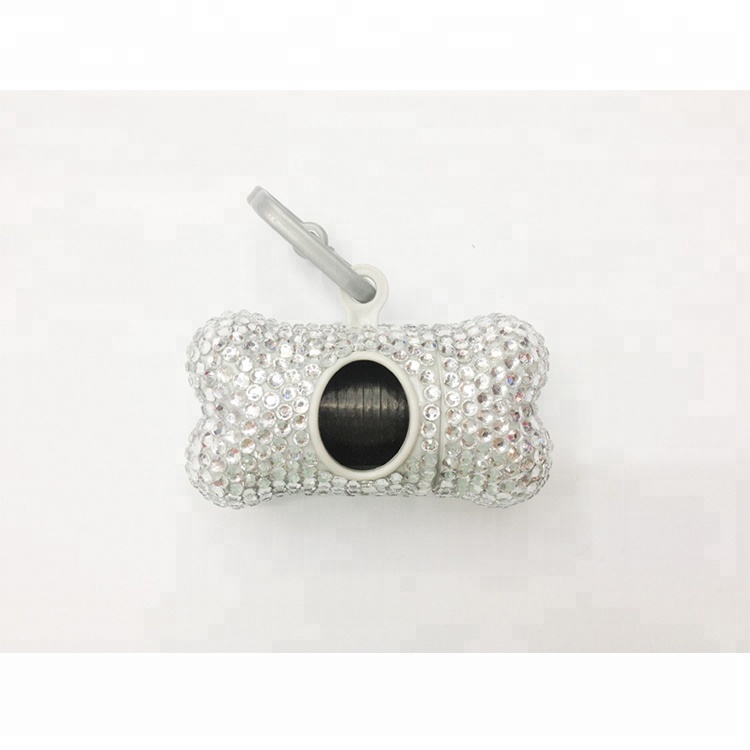 bling bling dog poop bag dispenser