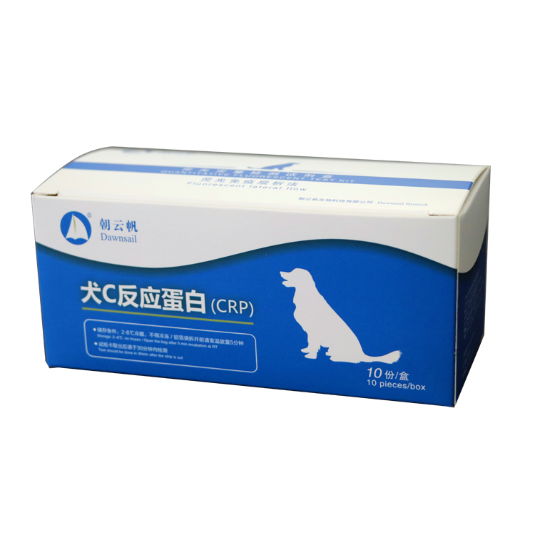 Dawnsail, флуоресцентный количественный Canine C-реактивный белок (CRP), тестовый комплект