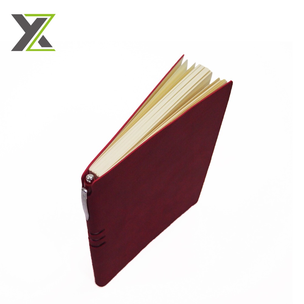 Customized design Colorful wood free paper a5 leather notebook