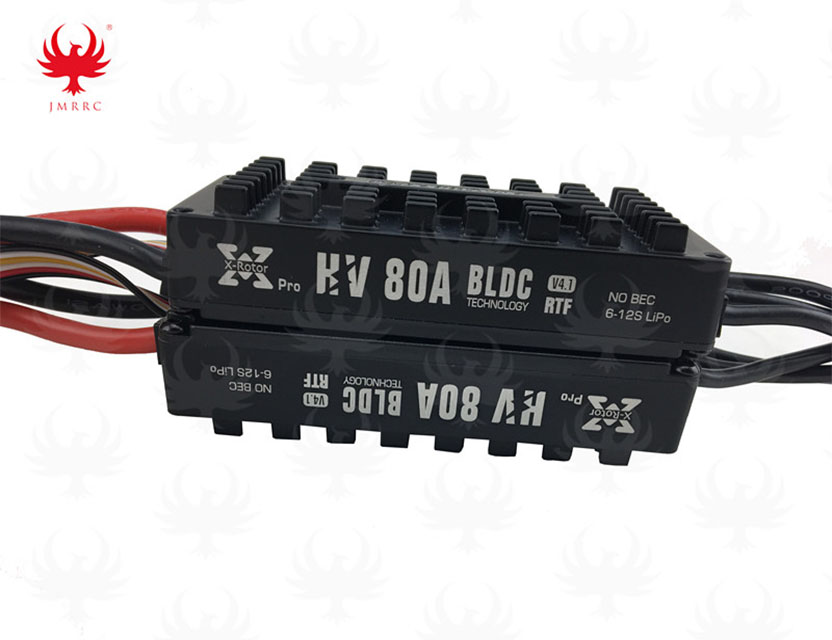 Щеточный электронный регулятор скорости Hobbywing Xrotor 80A Pro HV бесщеточный ESC для сельскохозяйственных спрей беспилотного летательного аппарата, бла (беспилотный летательный аппарат Дрон 80A esc