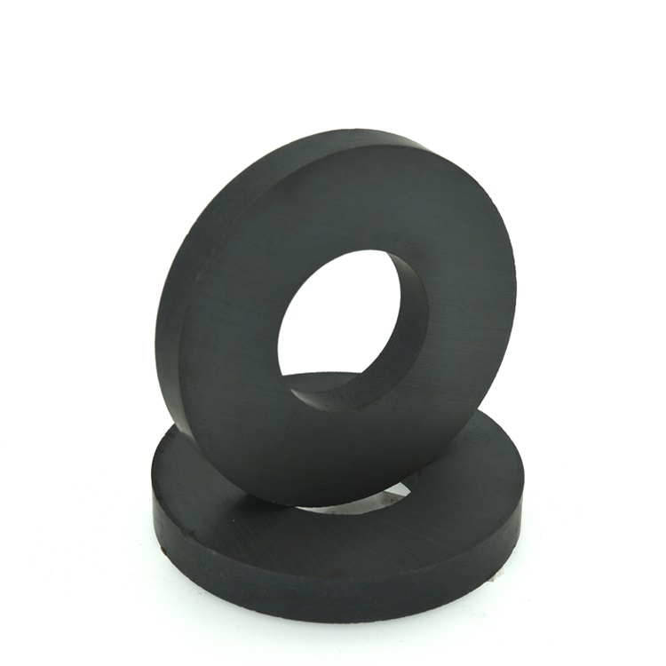 Custom Size Strong Magnetic Motor Magnet made in China permanent ferrite magnet ring for speaker