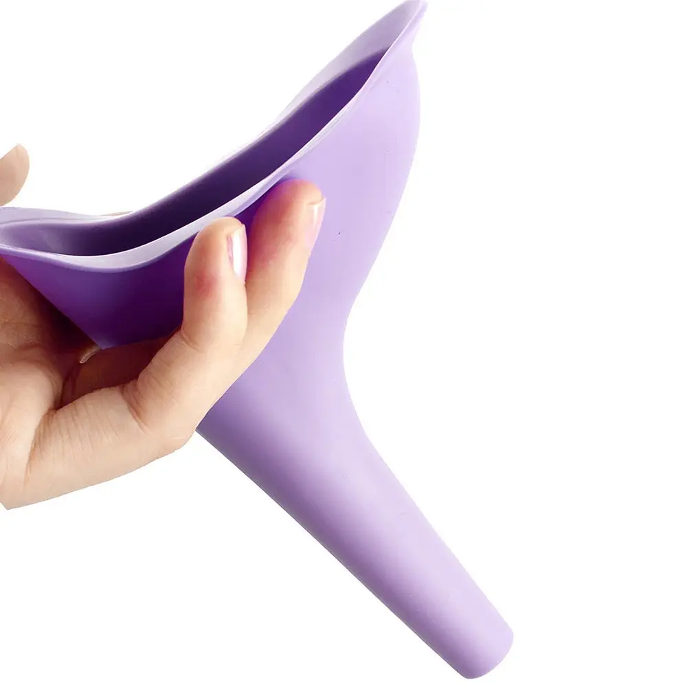 Female Soft disposable Travel Silicone Urination Device Portable with free container bags