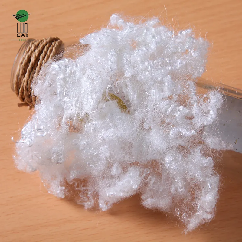 7dx64mm Polyester Staple Fiber Suppliers Material Manufacturer In China