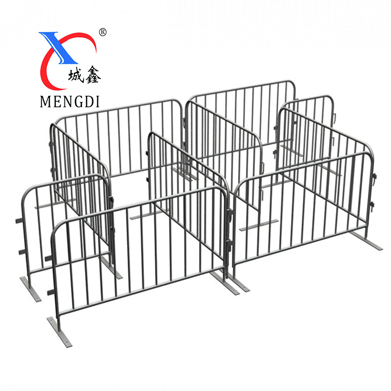 Wholesale best price hot dipped Galvanized Temporary Crowd Control Road Barrier Fence for sale