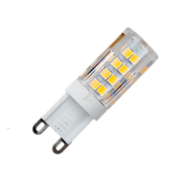 Микросветодиодная лампа Single 220V 110V 4W 270 Angle Ceramic 400 люмен G9 Led