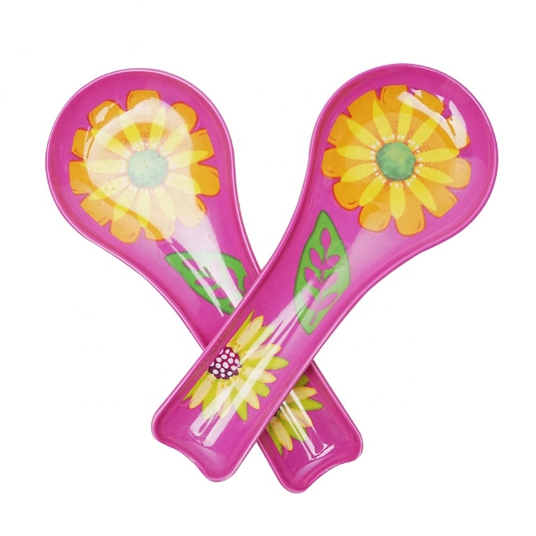 Custom plastic melamine spoon rest wholesale spoon rest for kitchen