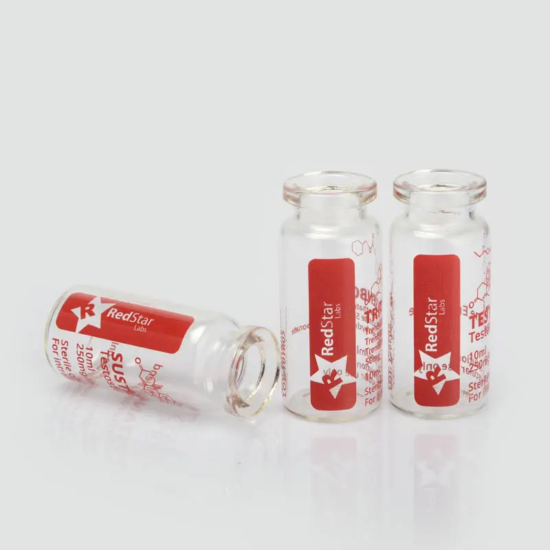 OEM screen printing glass sterile vials bottle clear vial 10 ml vials