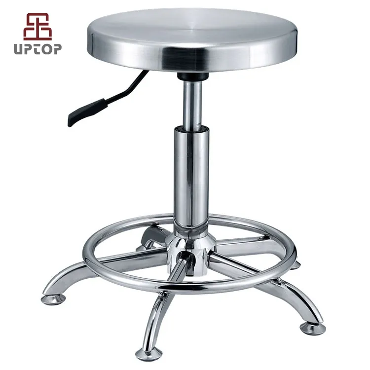 (SP-SC259) Adjustable Stainless steel laboratory chair medical stool