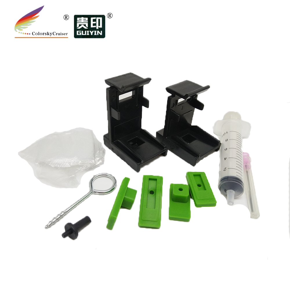  T15  professional refill holder ink suction tool clip for HP and for Canon cartridges with printhead with accessories