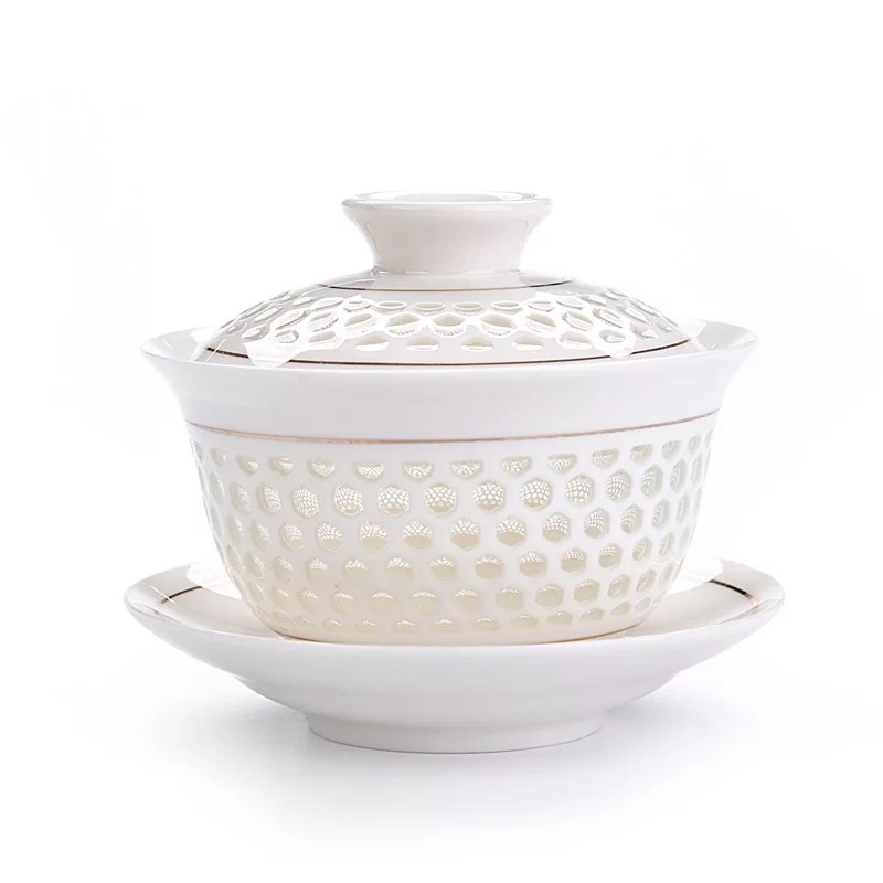 Китайский чайный сервиз Gaiwan кости чайный набор "Кунг-фу" с чайником "Супница керамическая чаша для чая