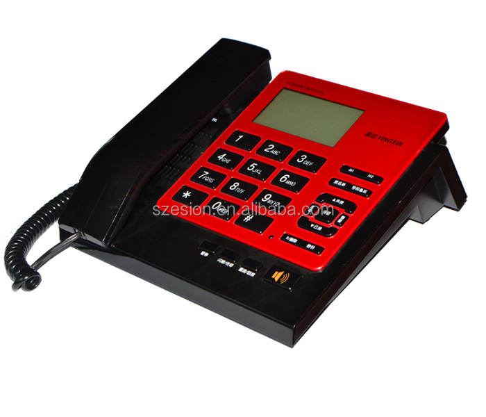 ESN-128 проводной настольный caller ID телефон домашний телефон офисный телефон стационарный телефон