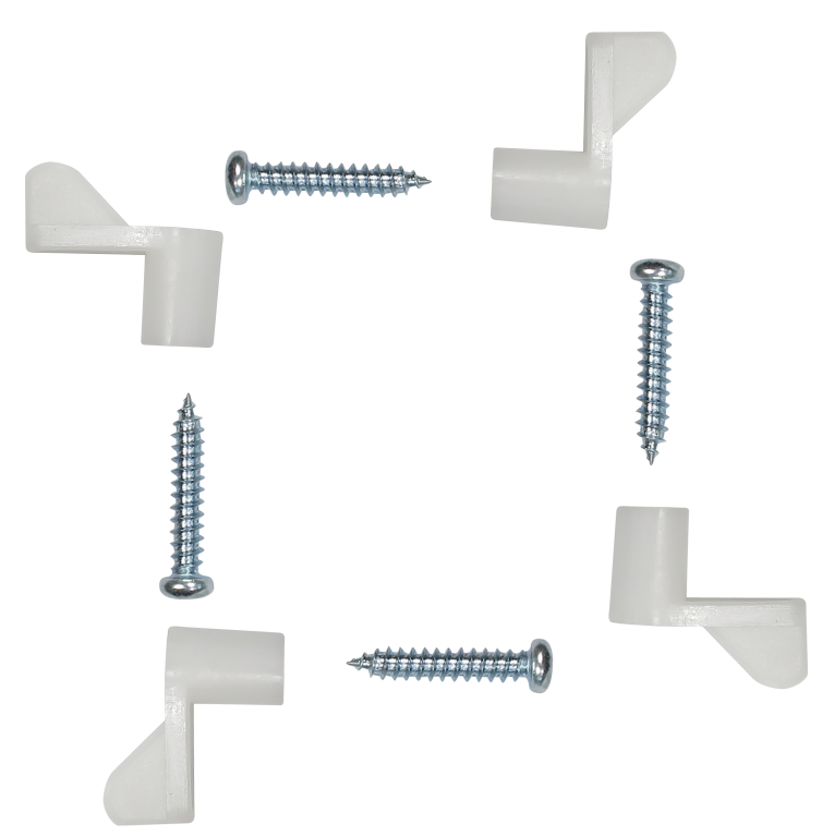 Lowe's литой под давлением экран окна 7/16 "Клип Пластиковые зажимы с винтом