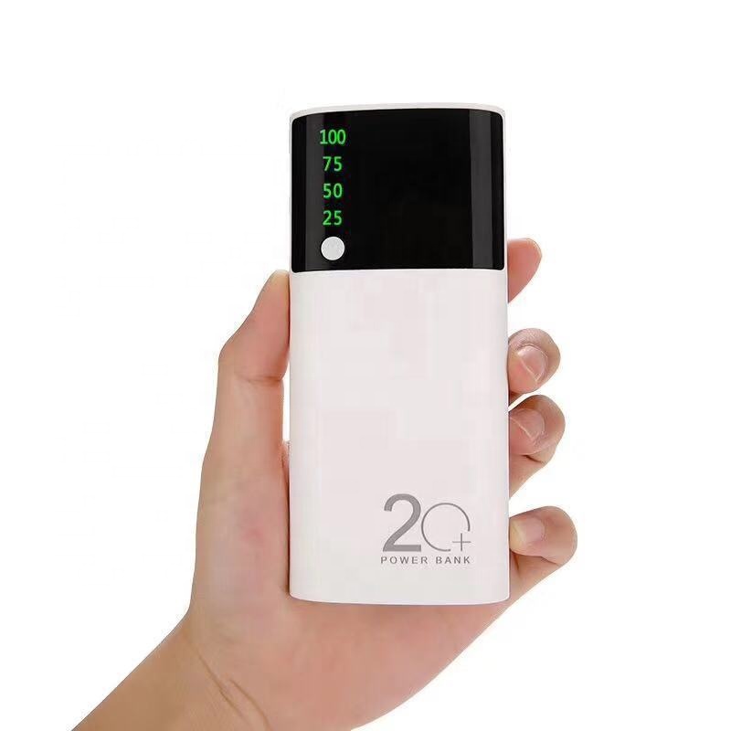 Рекламные подарки Пользовательский логотип 20000mah цифровой беспроводной внешний аккумулятор