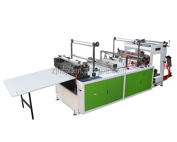 DLQ-1200B Double-servo non stretch plastic bag making machine for PE T-shirt bags
