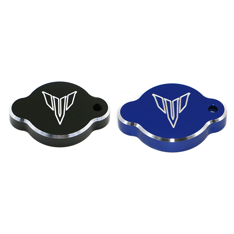 CNC Aluminum Motorcycle Radiator Caps Water Tank Covers Water Tank Caps For MT-09 KMA-140903