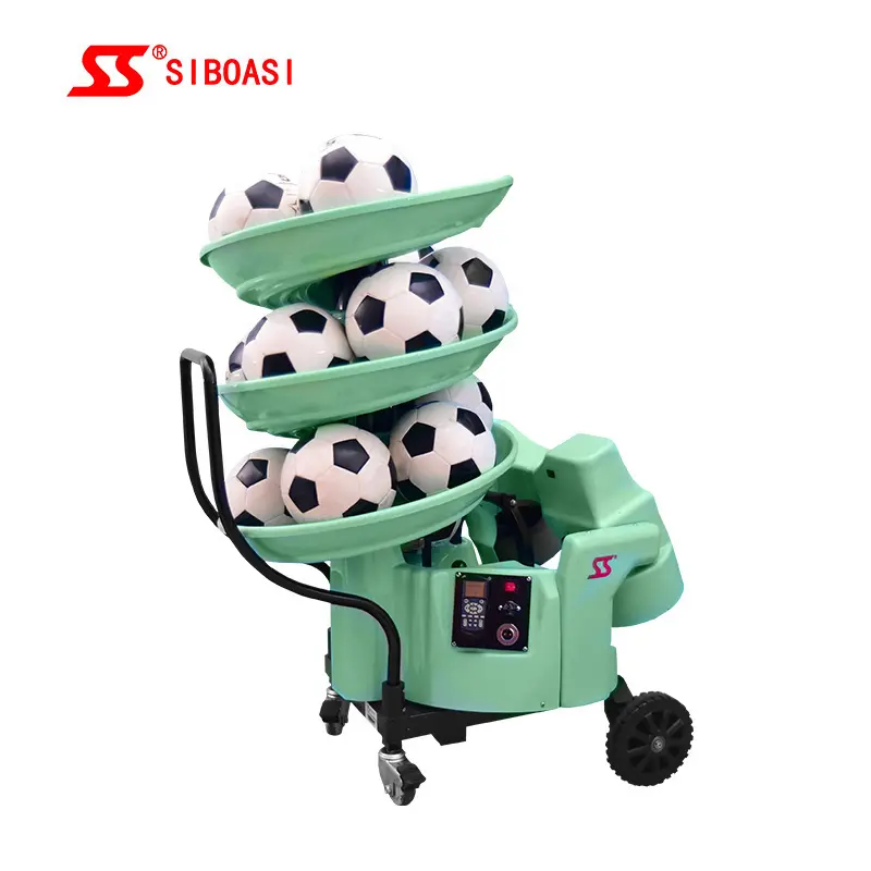 SIBOASI S6526 soccer ball throwing machine for sale from factory