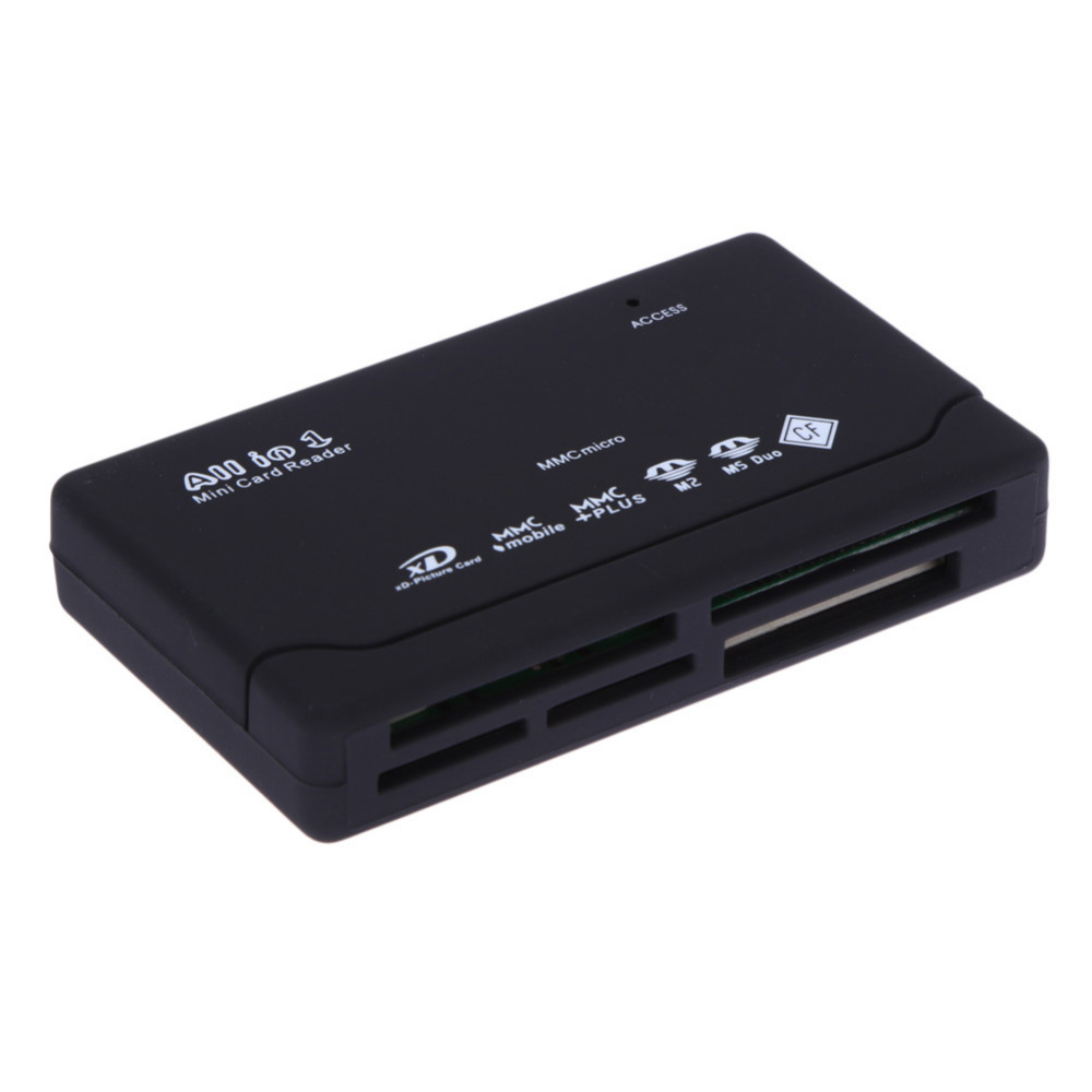 Все в одном устройство для чтения карт памяти USB внешний SD Mini Micro M2 MMC XD CF Поддержка USB V2.0 полная спецификация скорости
