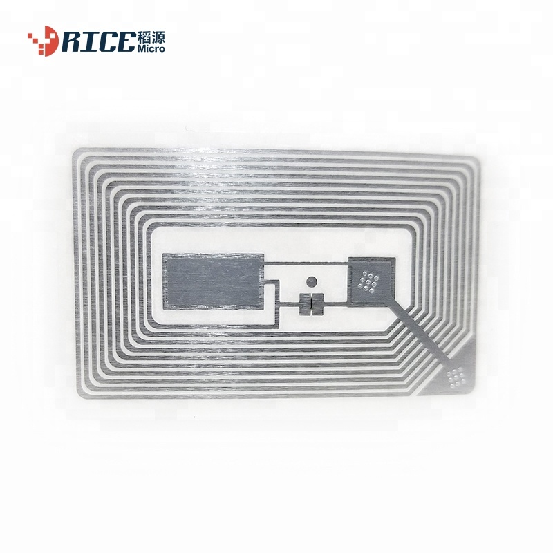 Дешевая rfid этикетка, перезаписываемая маленькая NFC/HF антенна, наклейка, инкрустация, бумажная бирка, водонепроницаемая, 13,56 МГц, упакованная на катушке