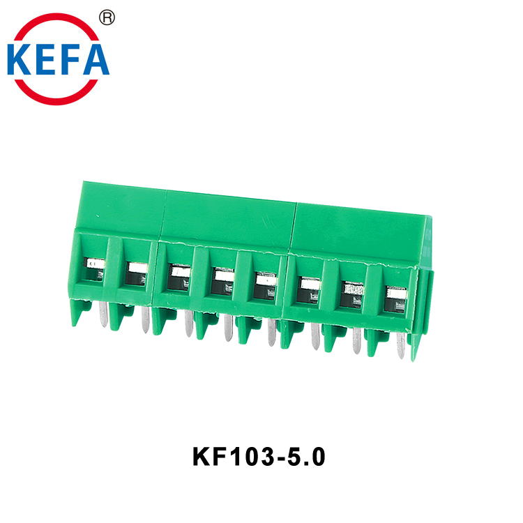 Одобренный UL VDE TUV pcb Винтовые клеммы KF103 с 5,0 мм шаг