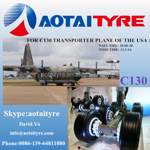 C130 транспортер самолета мира голубь 20,00-20 12,5-16 военные шины для самолета
