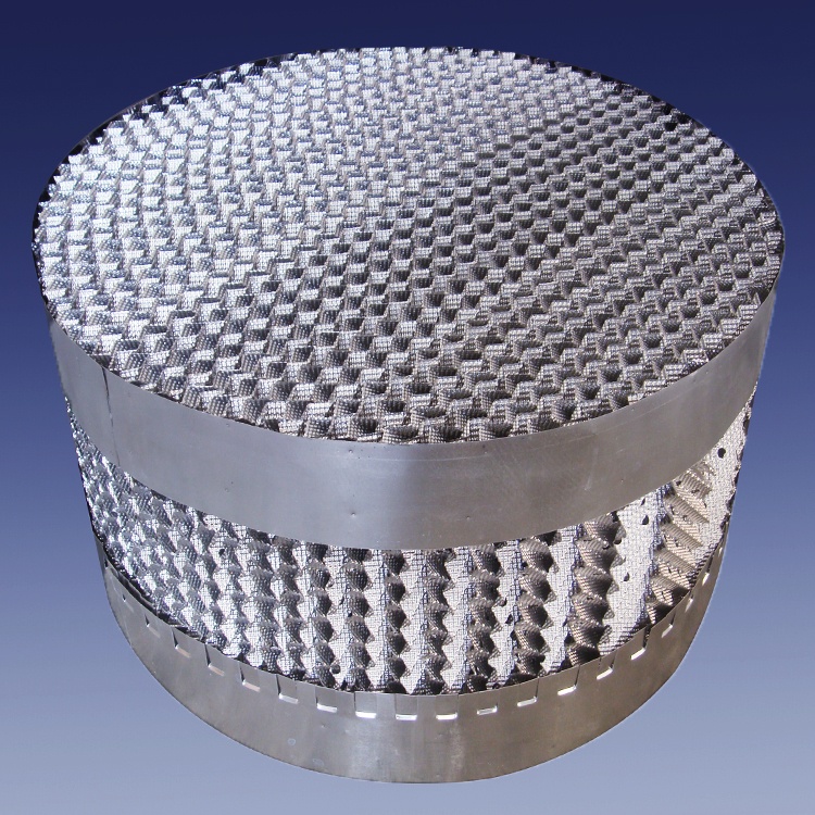 Stainless Steel 304 316L Corrugated Plate Structured Packing