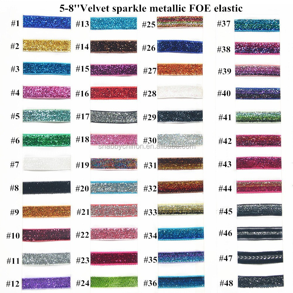 Новый Лидер продаж! Аксессуары для волос украшение 5/8 ''sparkle с упругой враг вельвет Тип блеска волос галстук-бабочка