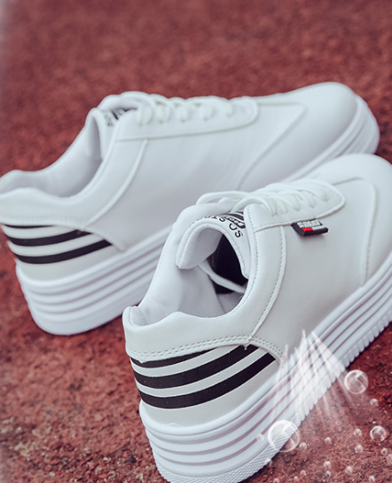 The new summer latest design fashion thick sole trend lace-up casual flat ladies shoes