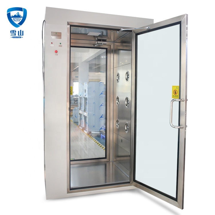 Cleanroom air shower best airlock air shower with pre filter and HEPA