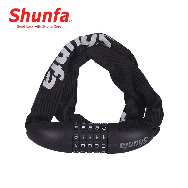 Factory Wholesale RoHS 813g Portable Bike Chain Lock