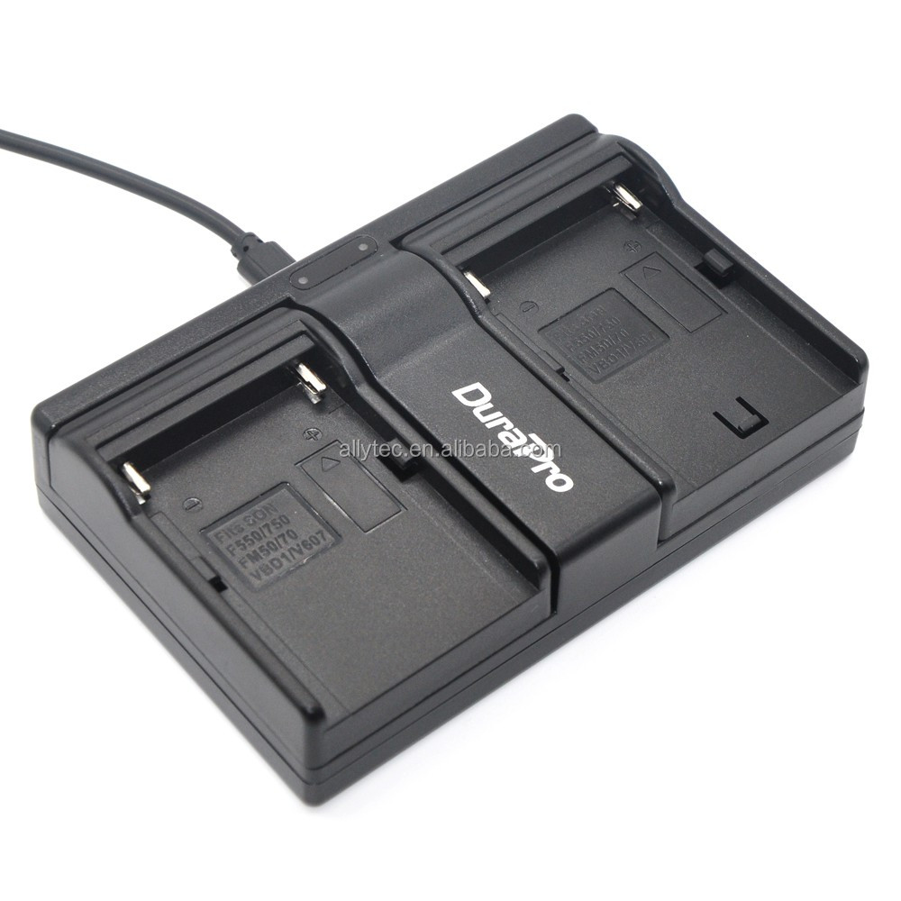 DuraPro NP-F970 двойное зарядное устройство USB для Sony PLM-100 CCD-TRV35 MVC-FD91 3000200 820E