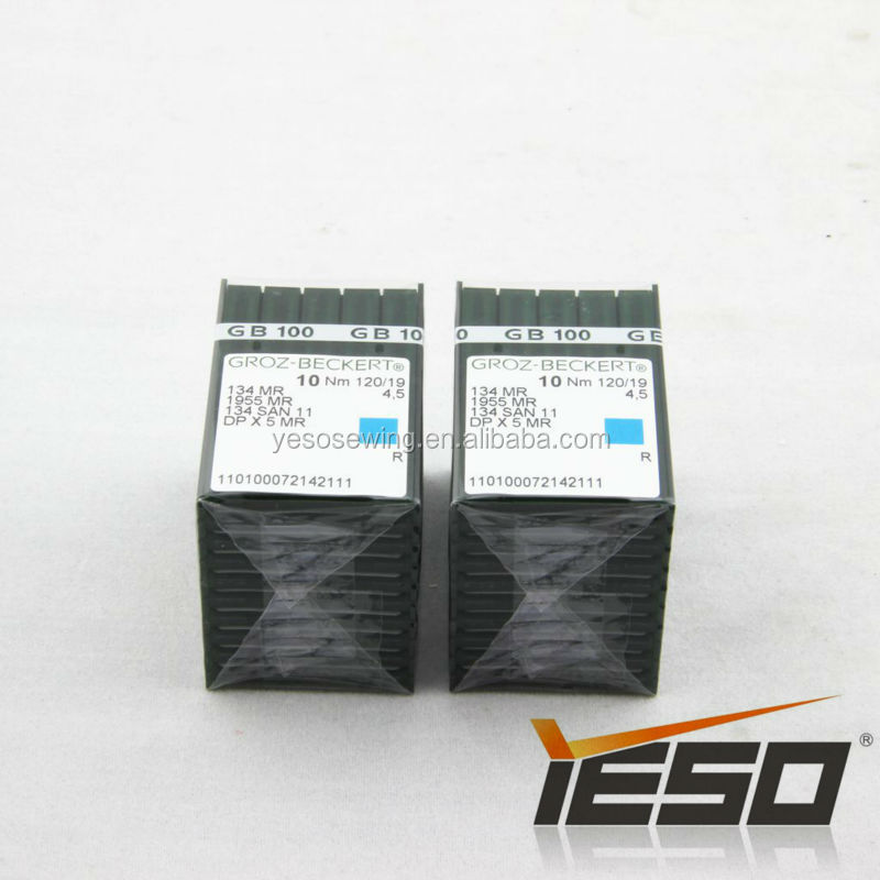 Швейная игла 134MR 1955MR 134SAN 11DPX5MR Nm 120/19 Groz-Beckert, сделано в Германии, детали для швейных машин