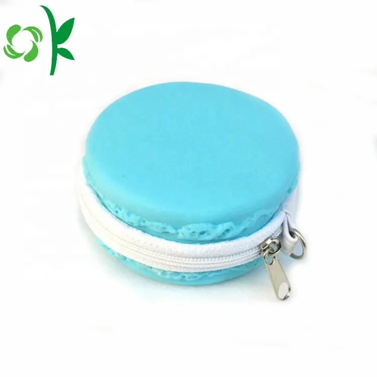 OKSILICONE Newest Fashion Design Silicone Coin Purse With Zipper Waterproof Portable Coin Cash Purse Bag For Storage