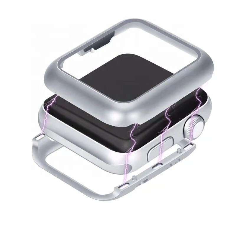 Магнитный защитный чехол для Apple Watch, металлический чехол для iWatch 38 мм 42 мм