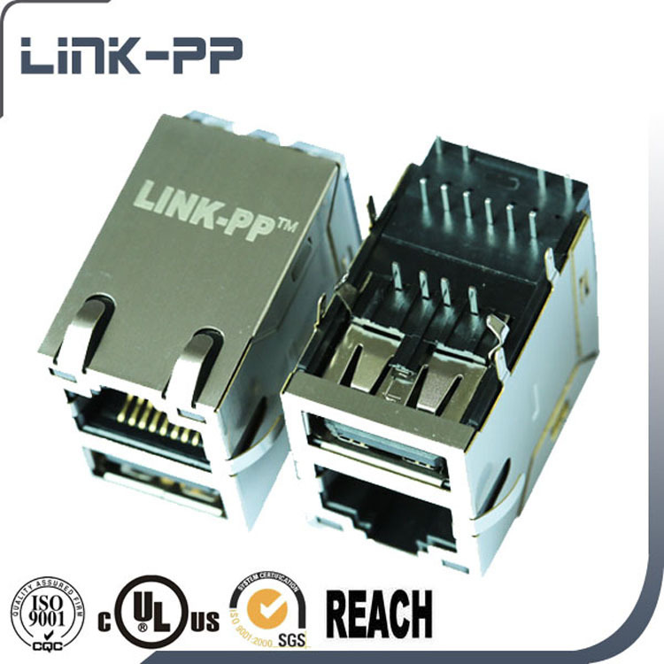 Xmph-01r-4-q23-170-c один порт RJ45 модульный разъем USB