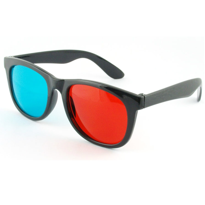 Plastic proprietary Anaglyph glasses with special superior quality red/cyan filters