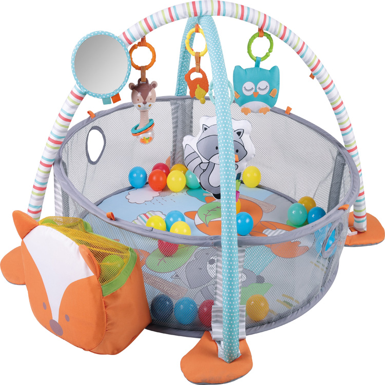 3 в 1 Мода Дешевые Детские Симпатичные мягкие babyactivity тренажерный зал, игровой коврик с мячом