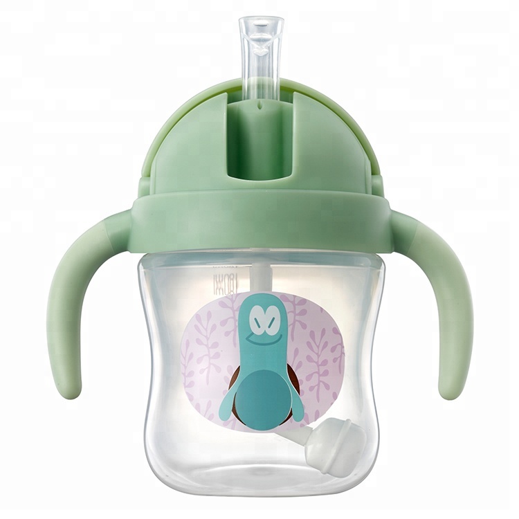 Пищевой класс BPA бесплатно Sippy детская тренировочная чашка образцы детских бутылок