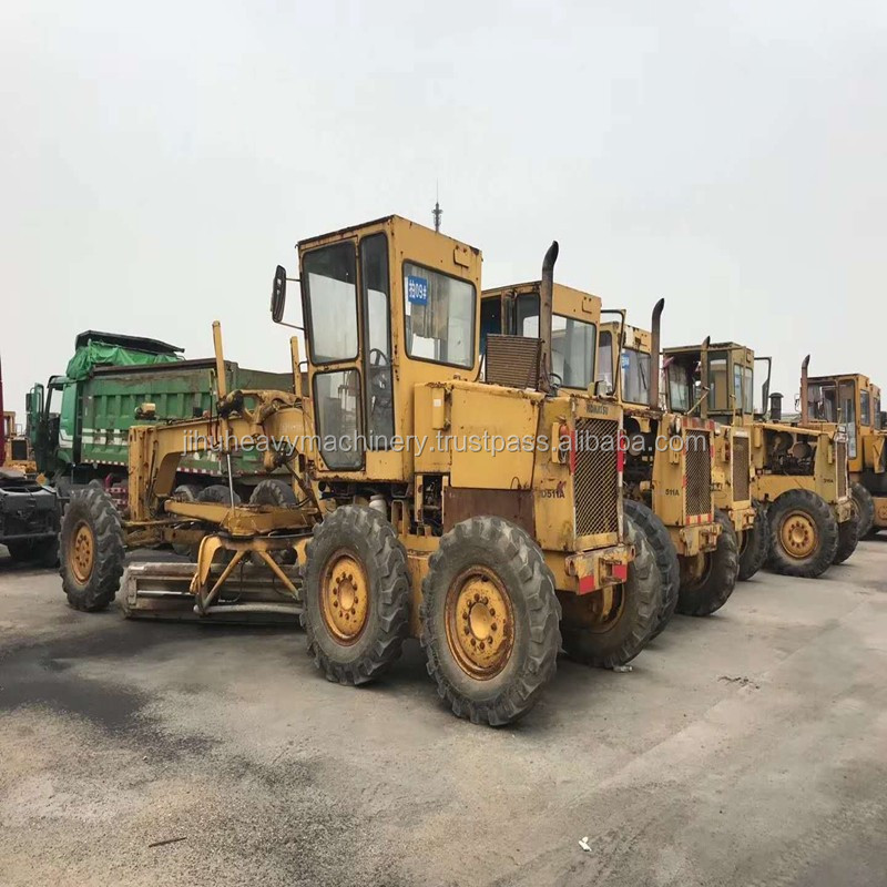 Оригинал Б/у komatsu GD511 грейдер строительная техника мотор грейдер много запасов на продажу
