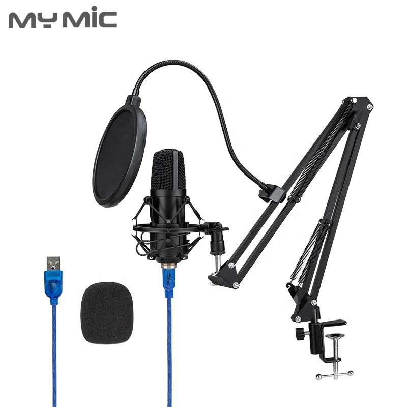 2019 Новое поступление BM650UX конденсаторный запись USB микрофон studio с регулируемой подставкой для компьютерных игр вещания