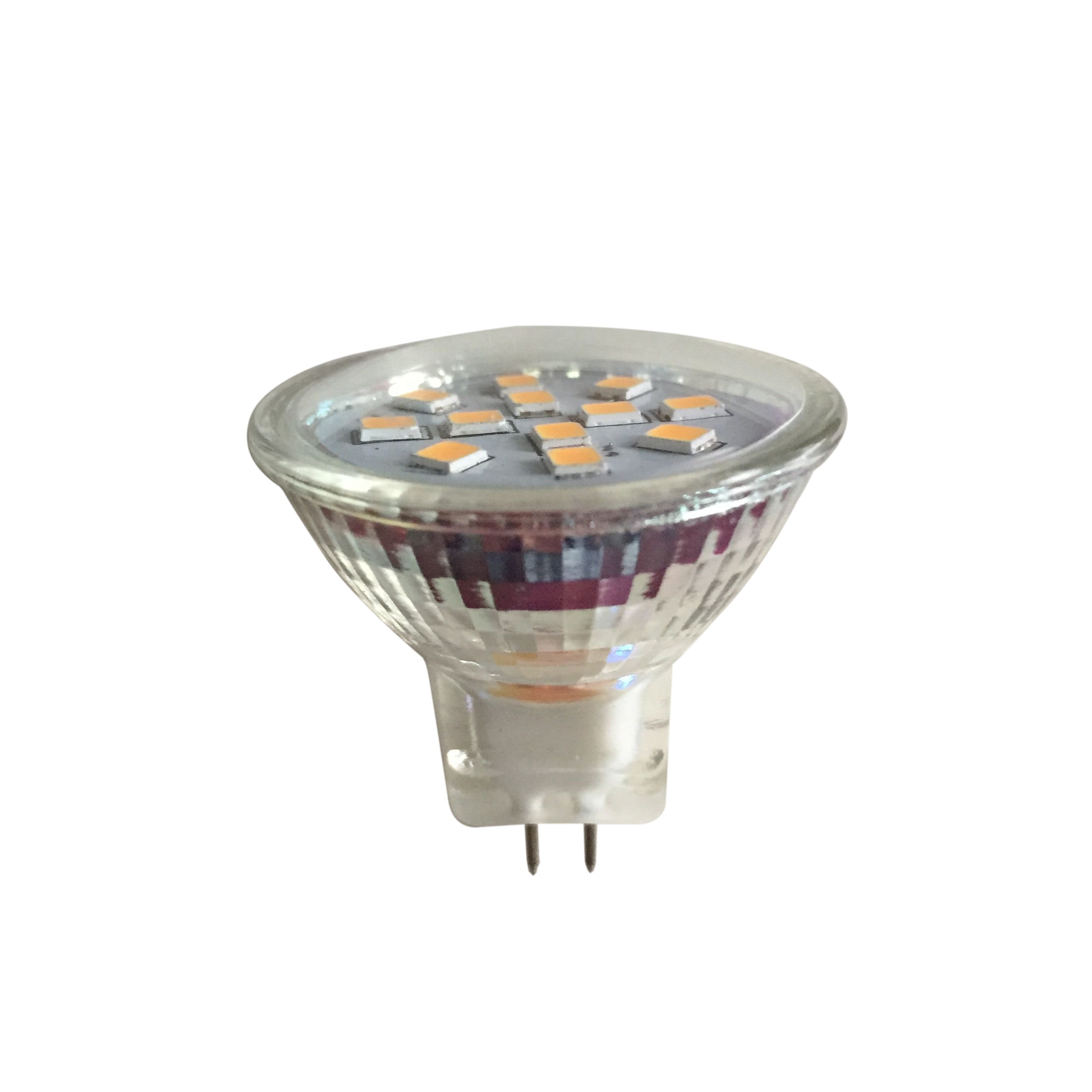 Стеклянная крышка 80Ra 2,4 w PMW с регулируемой яркостью (12v) mr11 led