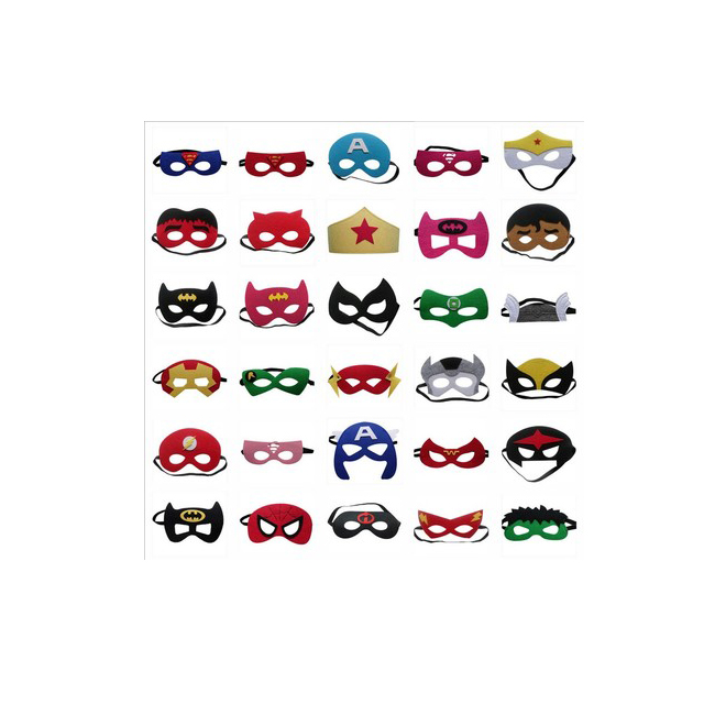 Популярная модная маска супергероя из фетра Eyemask для рекламного подарка