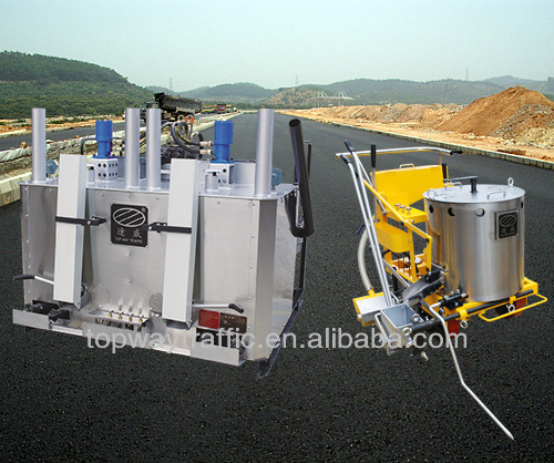Large Capacity Thermoplastic Panit Melter and Hand-guided Line Marking Machine