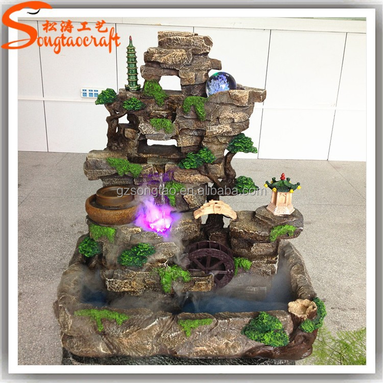 Фабрика rockery горный крытый и открытый смолы rockery водопад