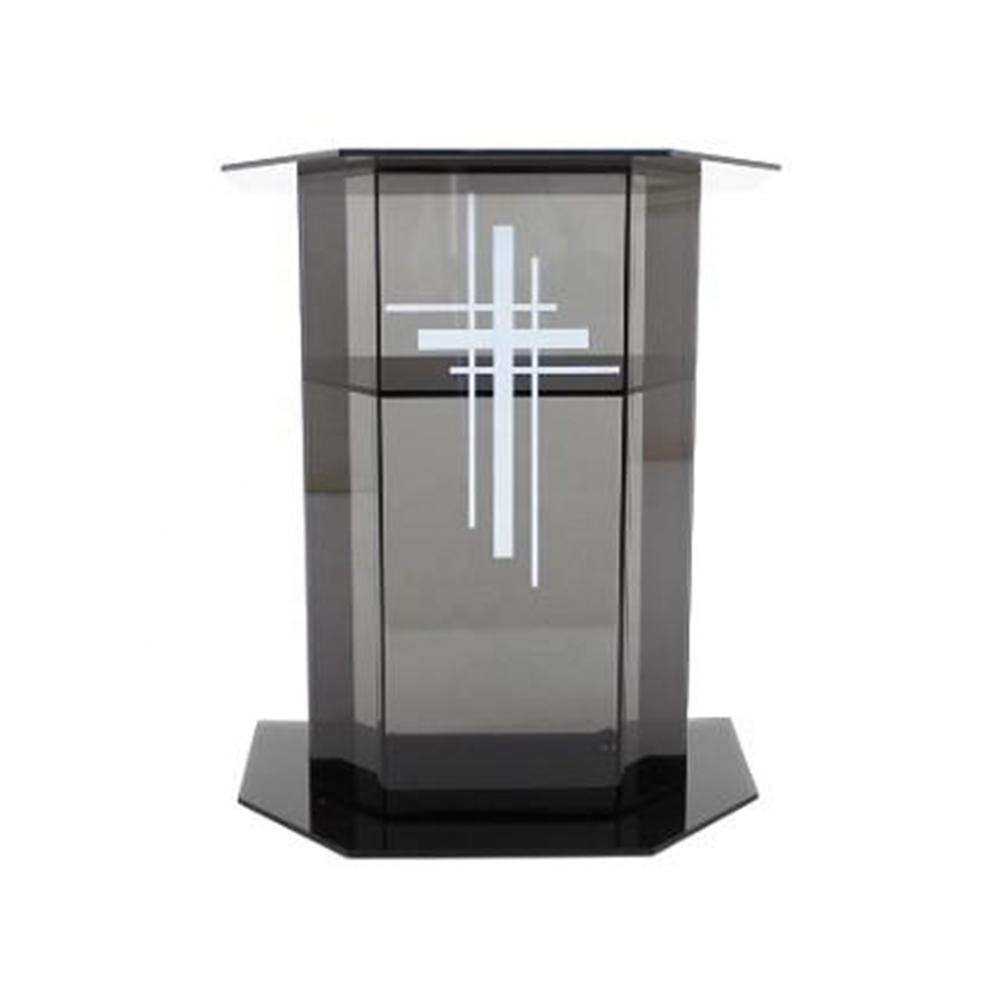 Напрямую с фабрики акриловая церковная кафедра Perspex школьная Подиум Lucite церковная трибуна