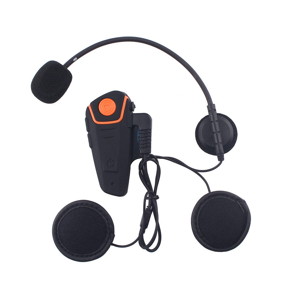 FODSPORTS BT-S2 1000 м автоматический ответ FM водонепроницаемый мотоцикл Bluetooth домофон с жестким микрофоном для открытого/полулицевого шлема