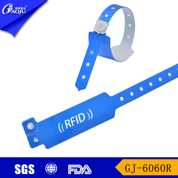 Gj-6060r оптовой профессиональные пвх материала 125 кгц rfid браслет, nfc браслеты, активные rfid браслет цена