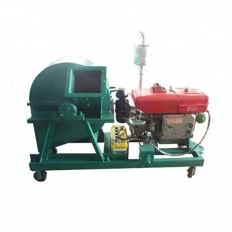 Surri low noise and high output small wood shaving crusher/wood crusher