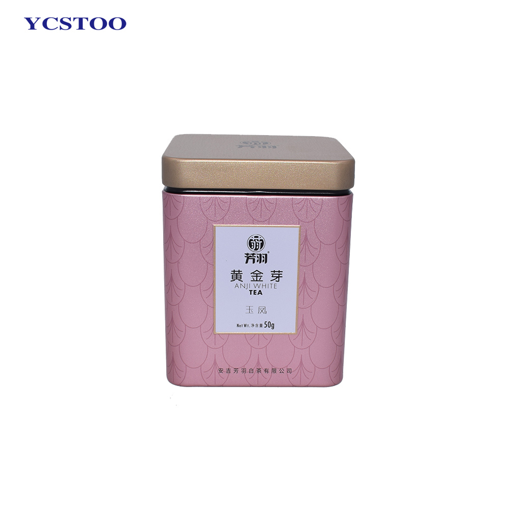 Empty Air Tight Packing Tea Tin Box