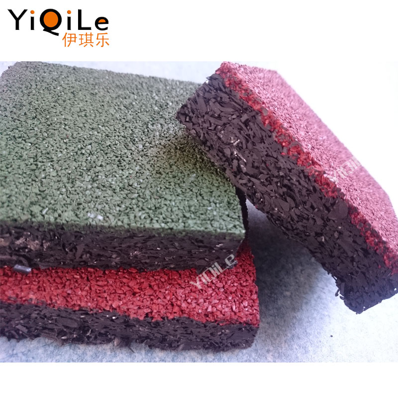 YIQILE открытый резиновый пол для игровой площадки коврик для фитнеса